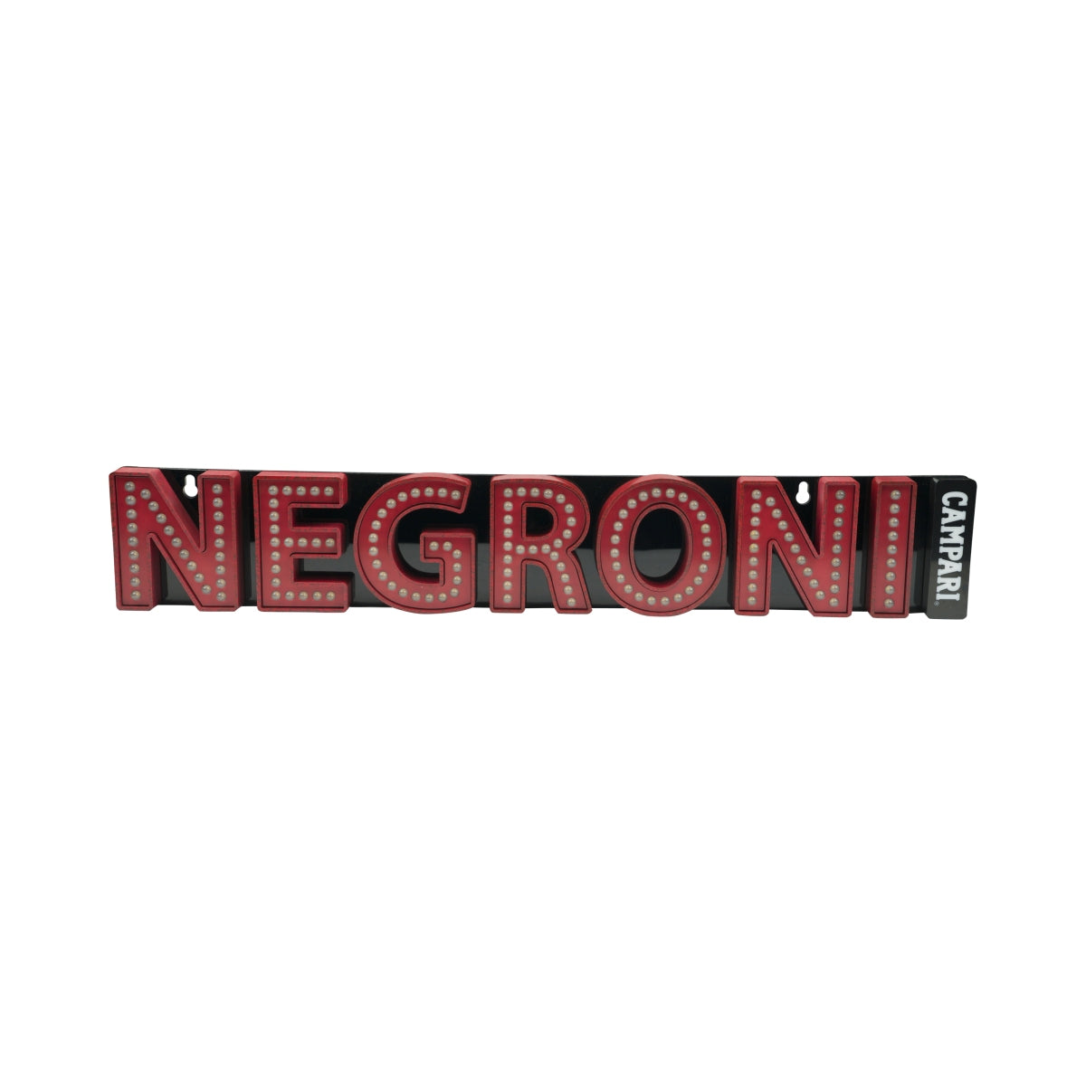 Insegna luminosa Negroni Lettere LED Campari rosso Luce Pubblicità Bar Cocktail