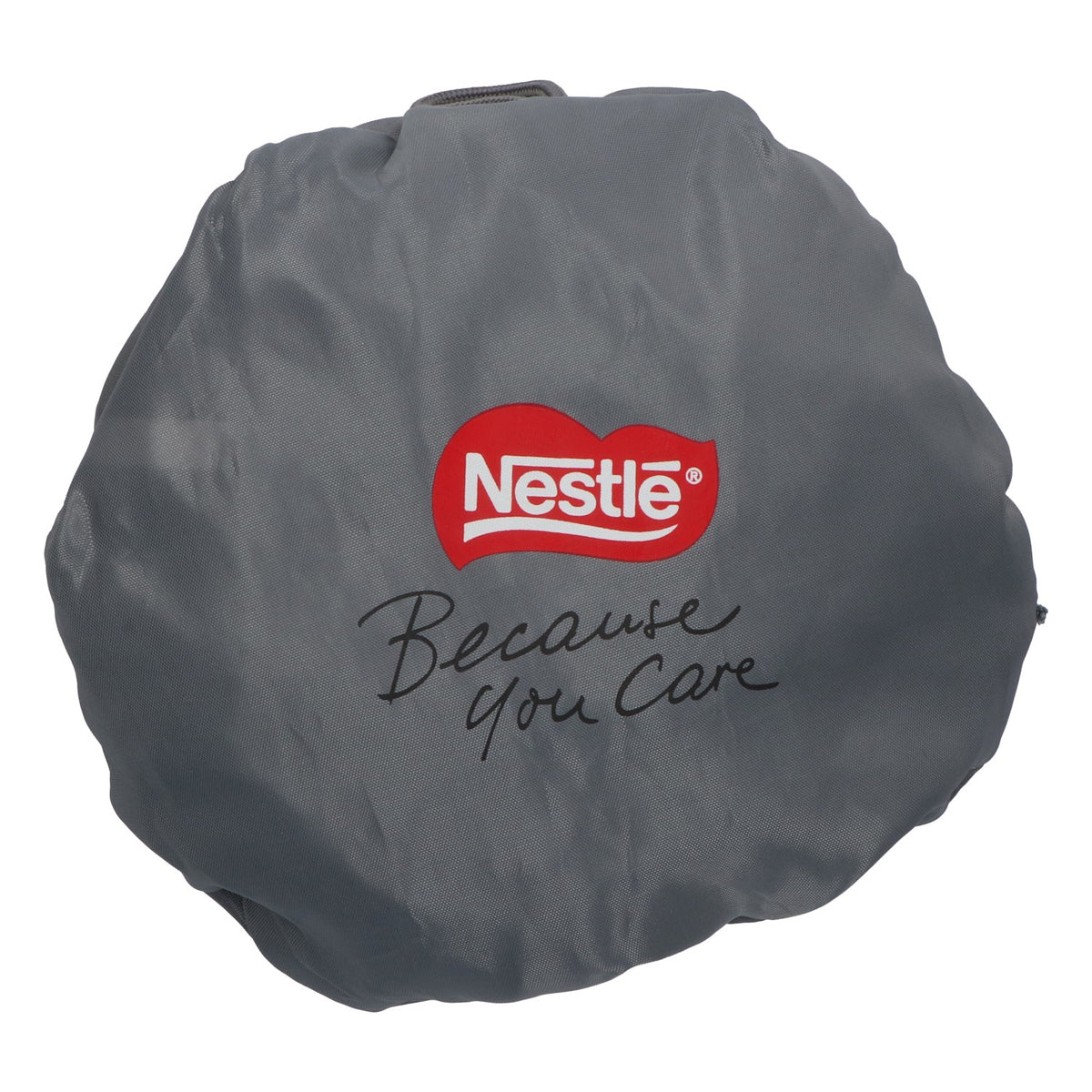 Borsa da viaggio pieghevole Nestlé, grigia, in poliestere, con cerniera, leggera, 50 cm – Vista 4