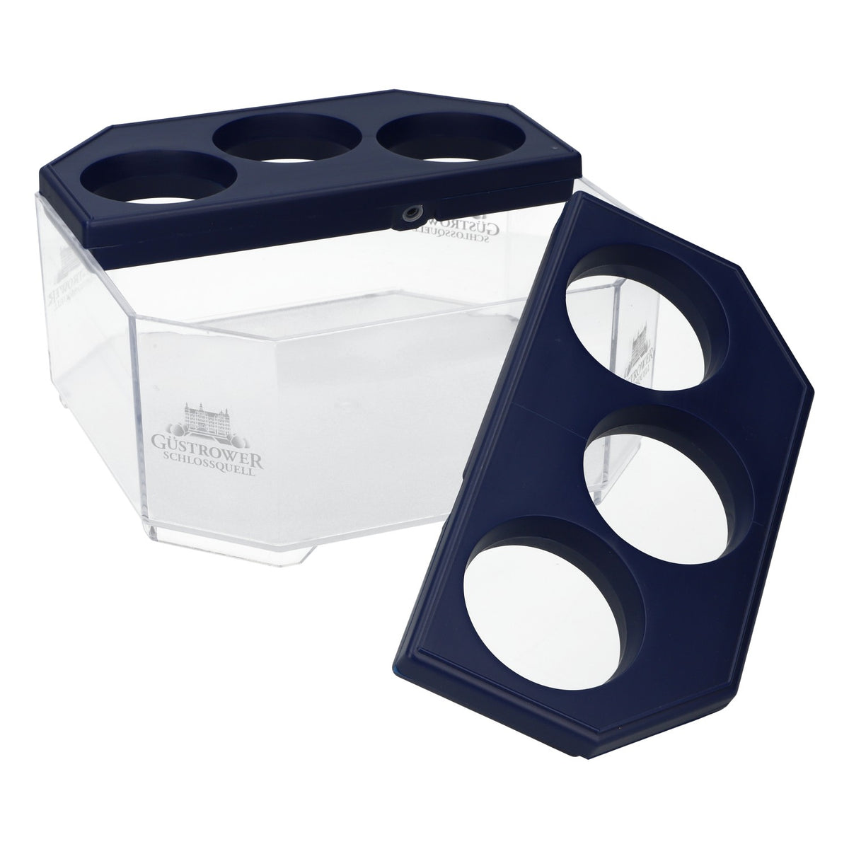 No Name, refrigeratore da conferenza, nuovo, in plastica, blu, refrigeratore per spumante, refrigeratore per vino, cooler – Vista 3