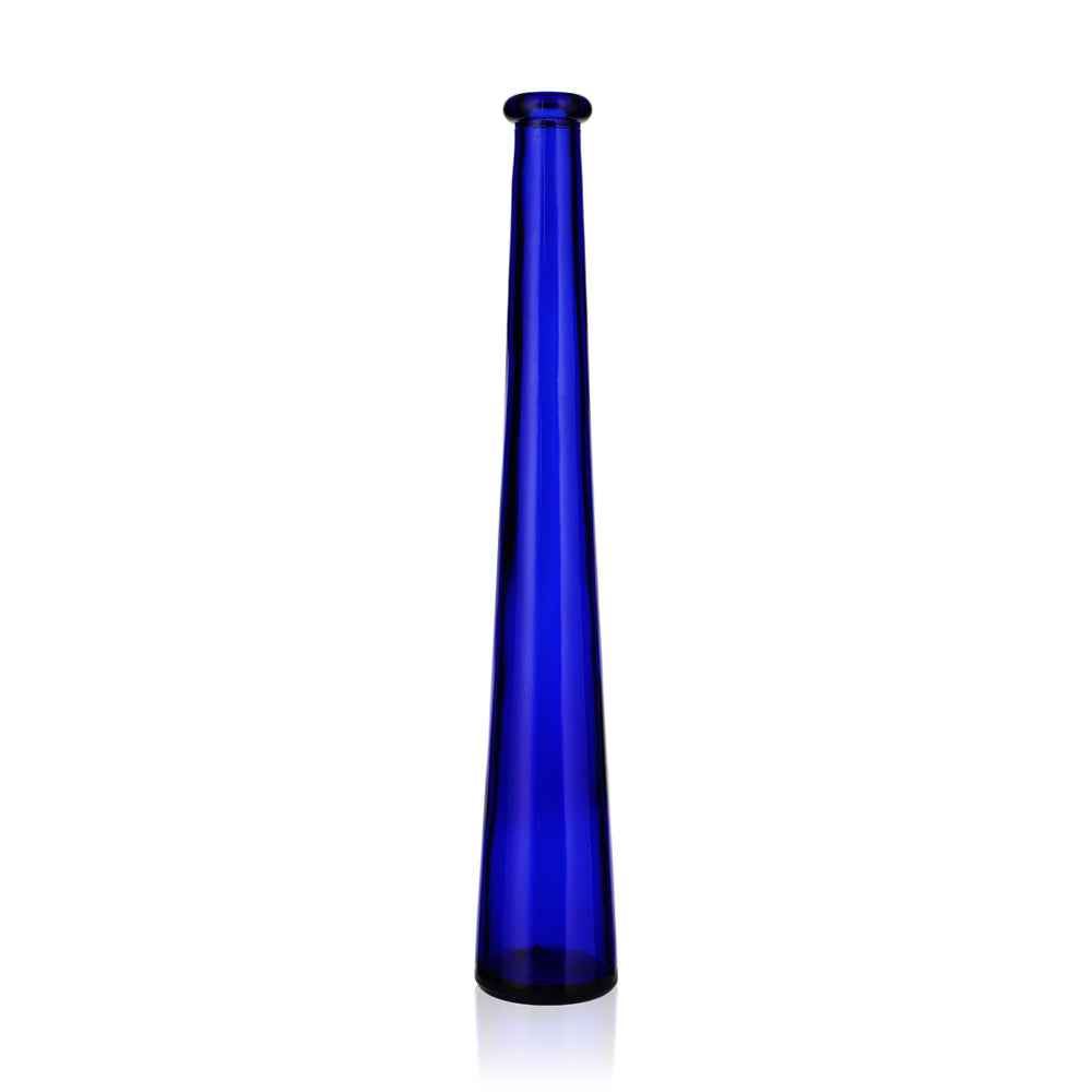 No Name Vetro vario 0,2 l Vaso in vetro blu a forma di cono Bottiglia decorativa