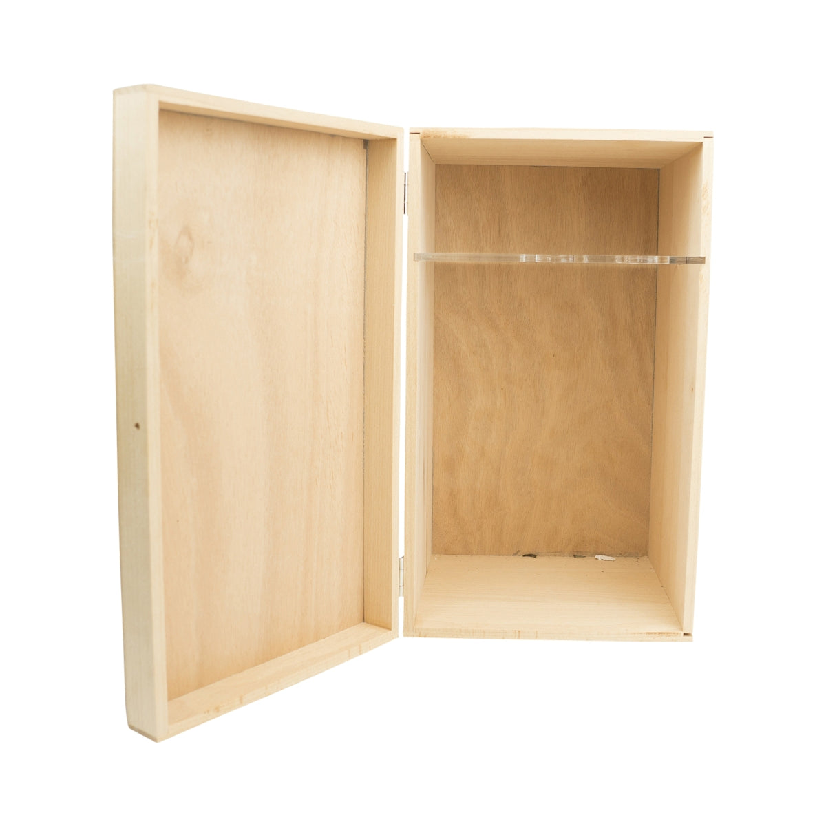 Nonino Grappa Riserva Scatola in legno naturale 40x23x24cm Scatola decorativa Espositore – Vista 3