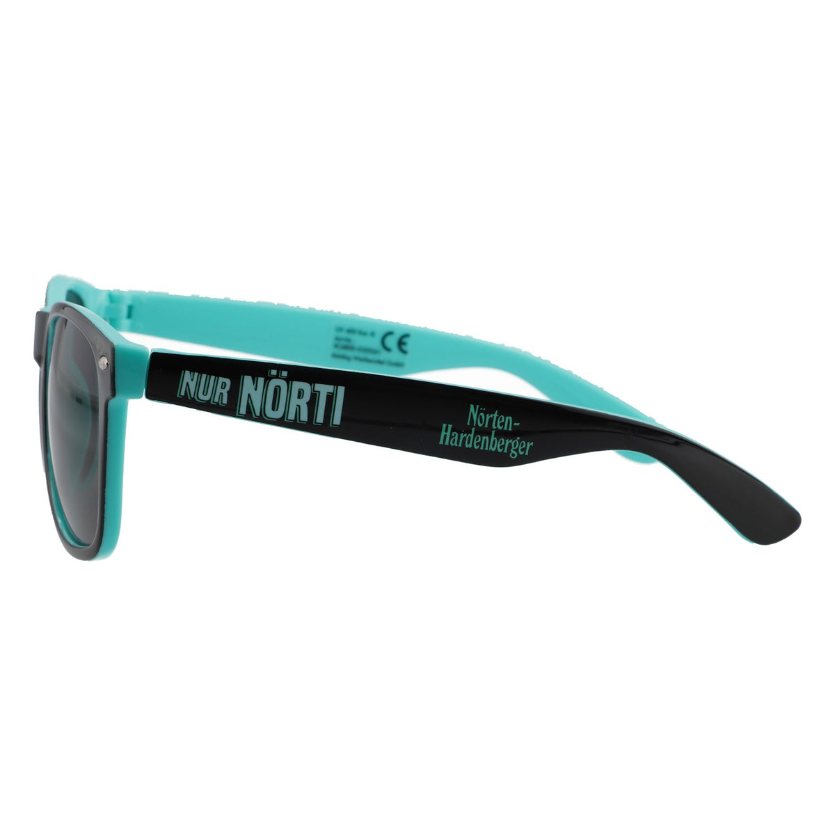 Nörten Hardenberger Birra Occhiali da sole Sunglasses Tinta nera Interno turchese – Vista 3
