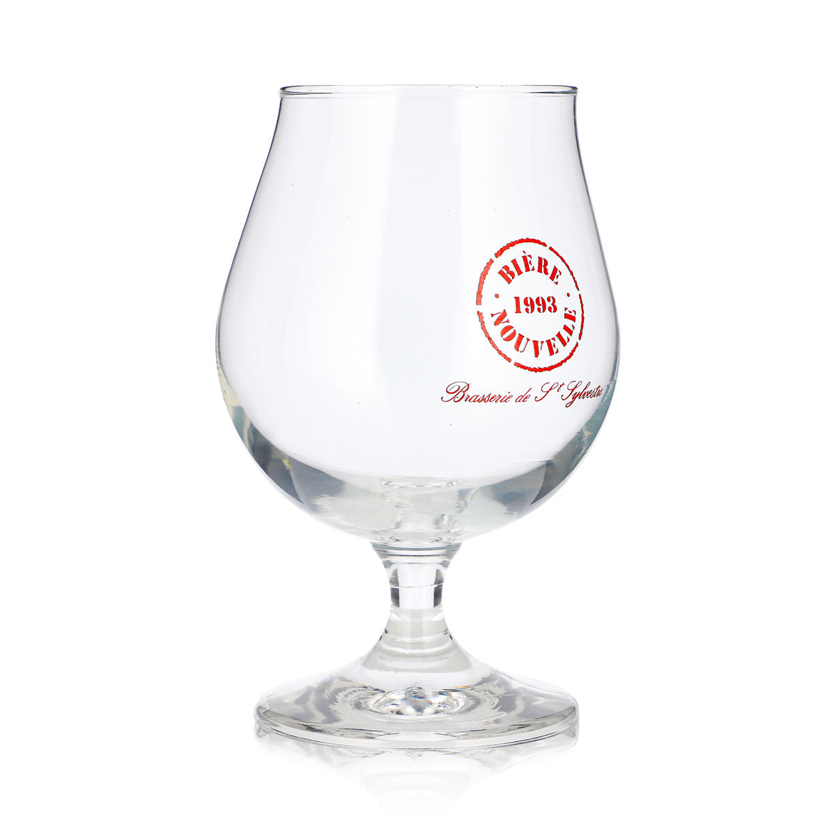 Bicchiere da birra Nouvelle, modello a coppa da 0,5 l, forma a tulipano, birre 1993, bicchiere da birra Durobor a coppa – Vista 3