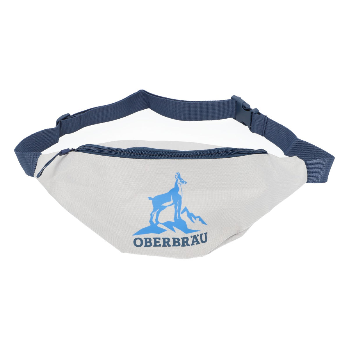 Oberbräu Hell Birra Marsupio Borsa da cintura Borsa da trekking Borsa da spiaggia  Bianco