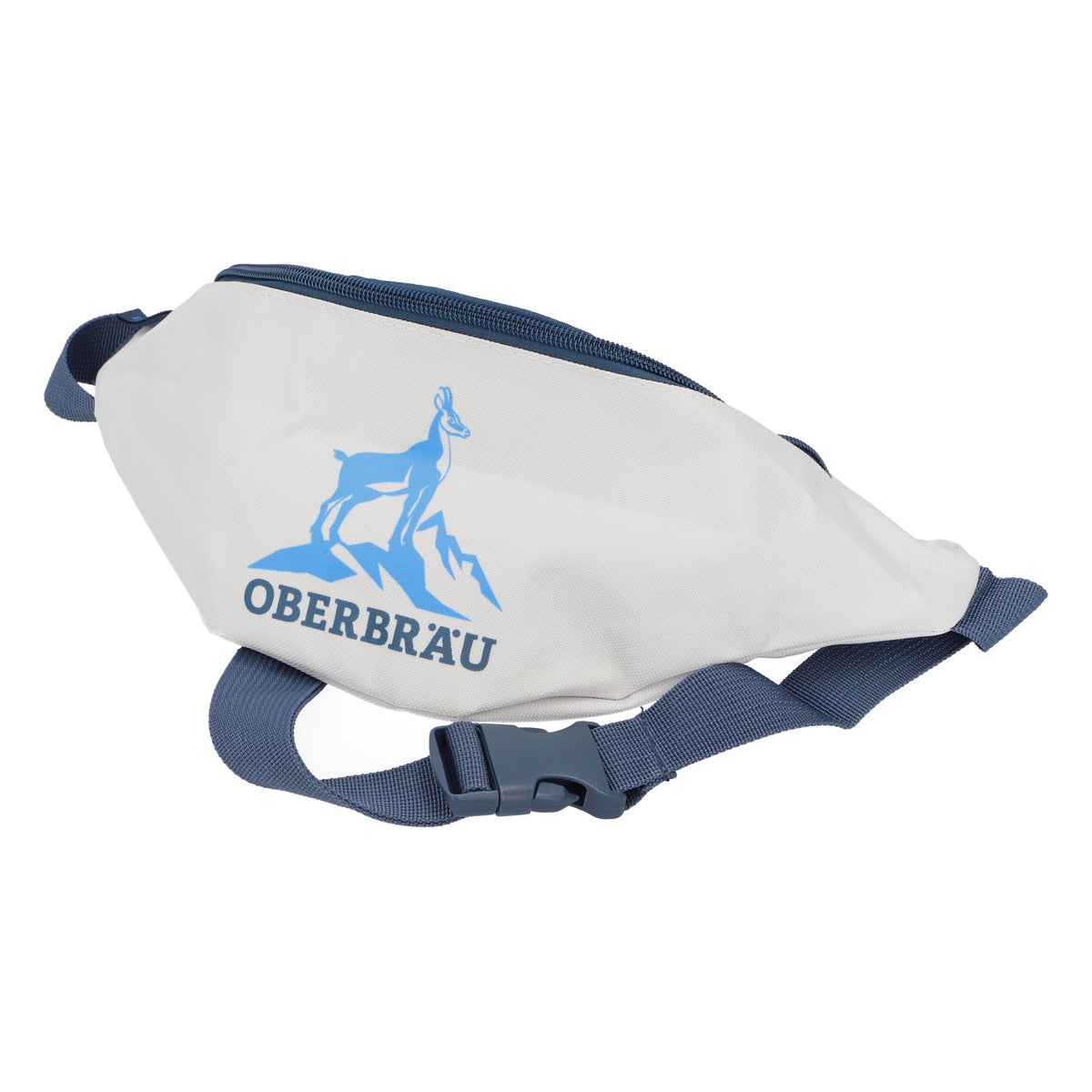 Oberbräu Hell Birra Marsupio Borsa da cintura Borsa da trekking Borsa da spiaggia  Bianco – Vista 3