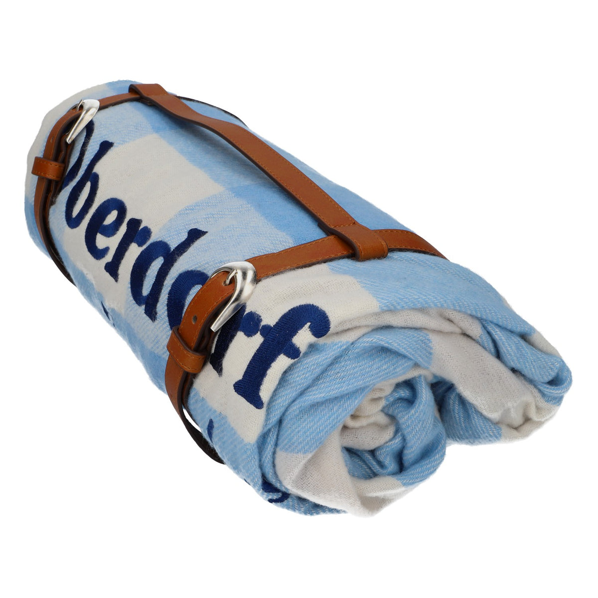 Telo da picnic Oberdorfer Bier con fondo idrorepellente e cinturino in pelle – Vista 3