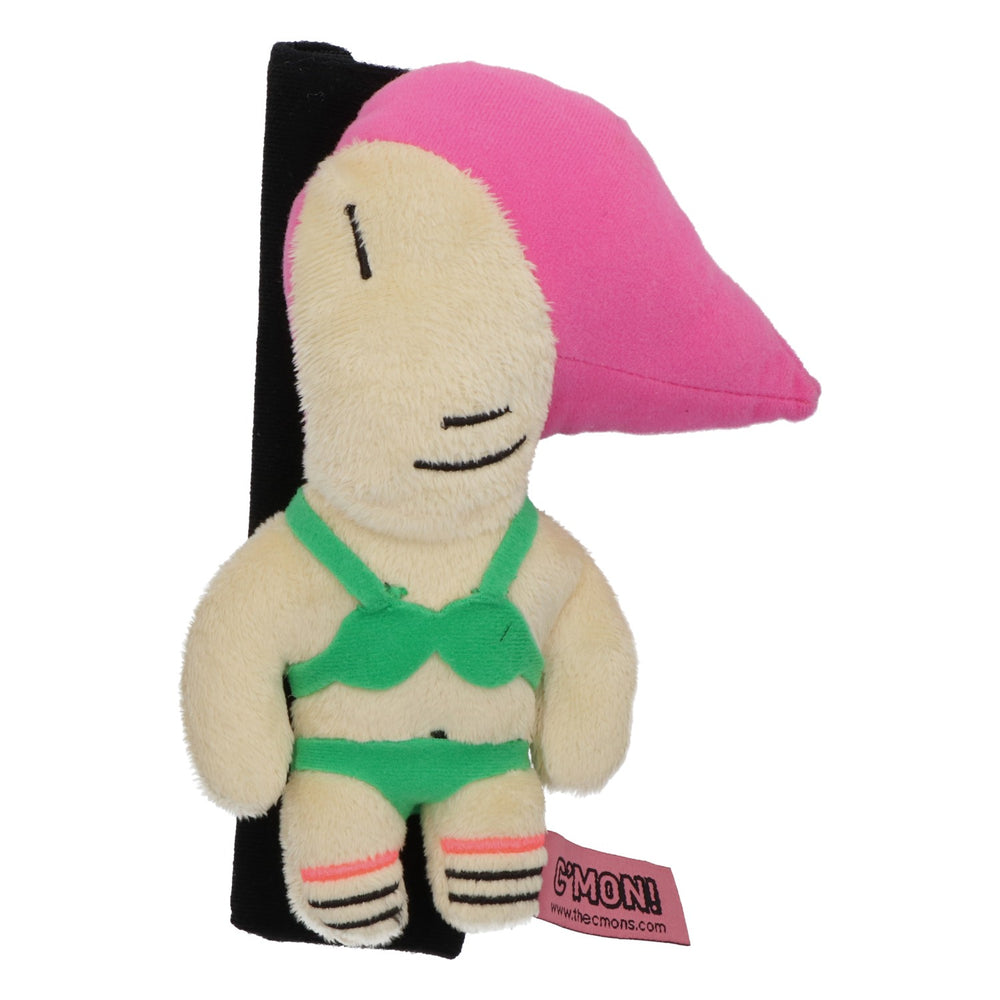 Giocattolo Opel, peluche, c'mon! The Cmons, bikini verde, nuovo, beige