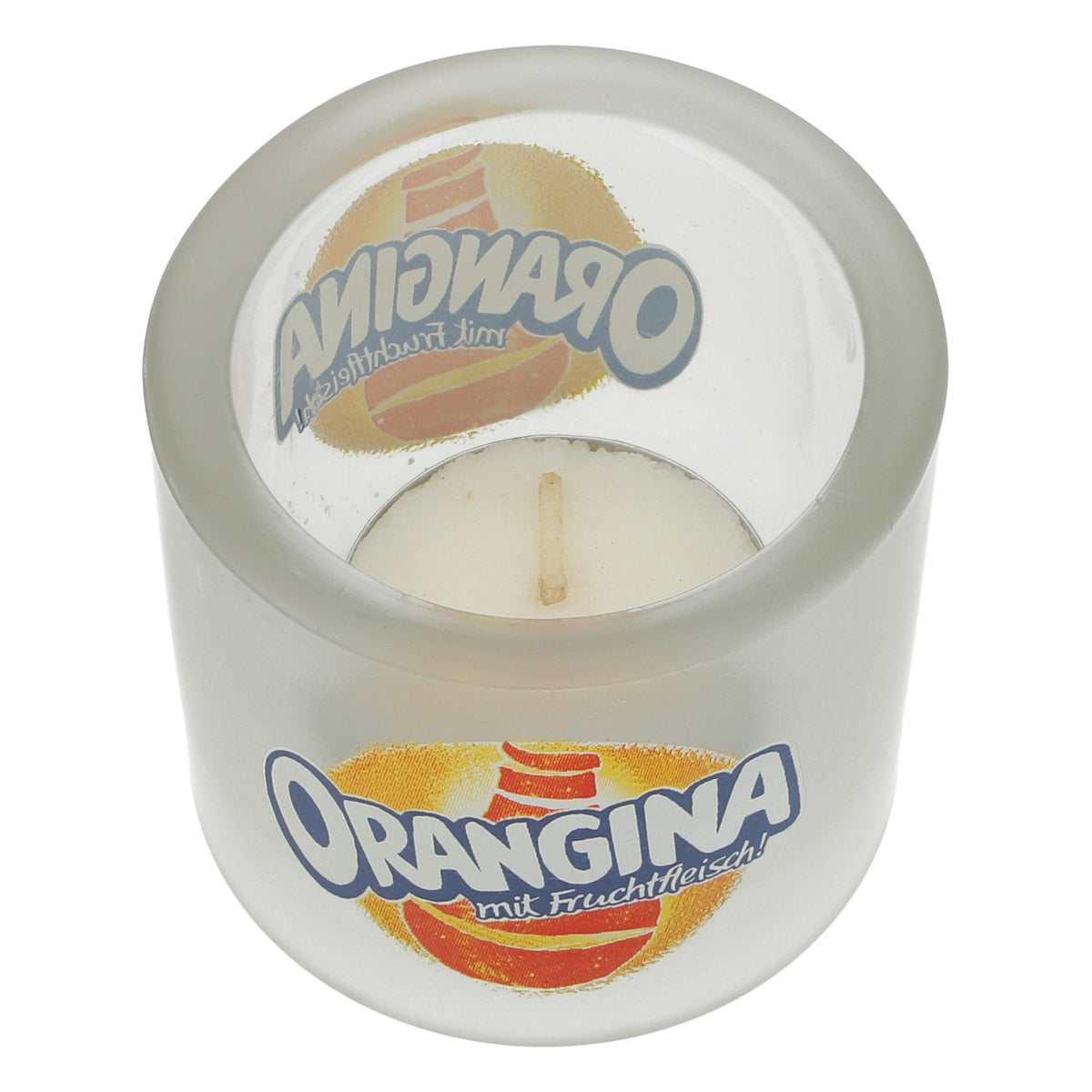 Portacandela in vetro satinato Orangina Softdrink – Vista 2
