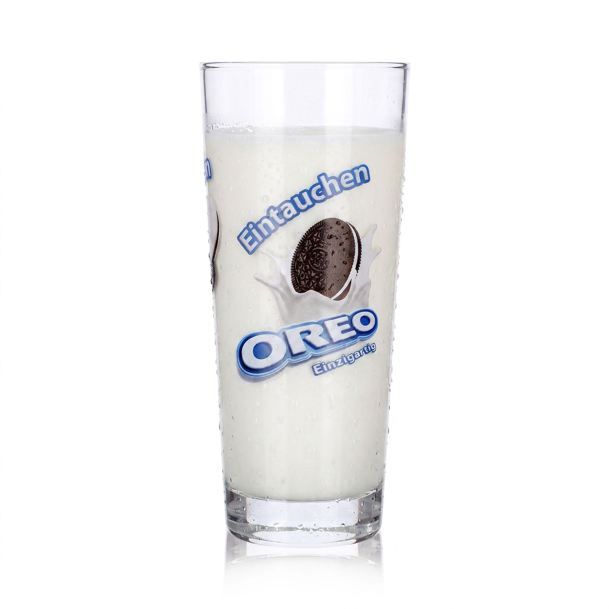 Bicchiere in vetro per biscotti Oreo da 0,25 l