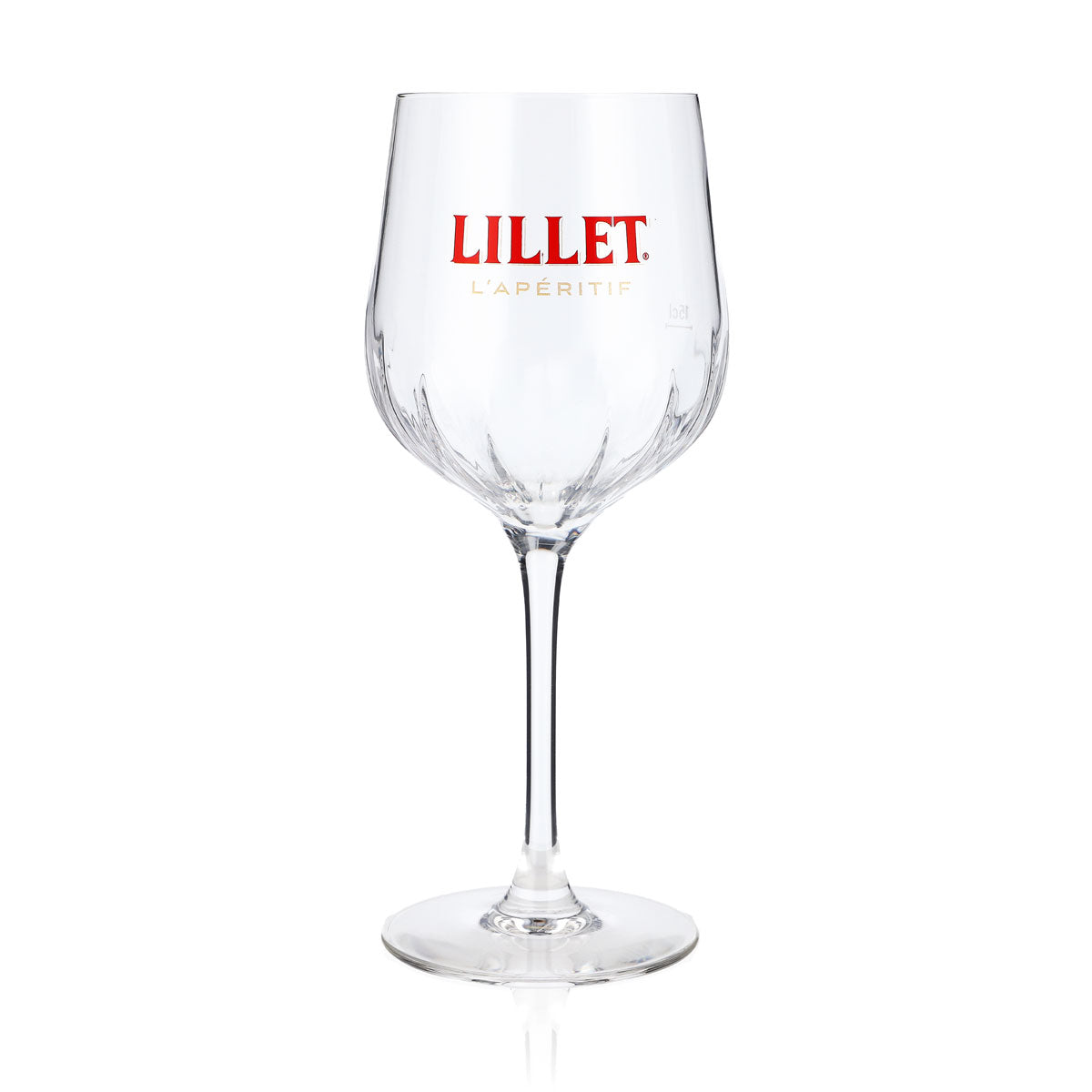 Bicchiere originale Lillet Signature da 0,45 l Bicchiere da aperitivo con tacca di calibrazione e raffinato design in rilievo – Vista 2
