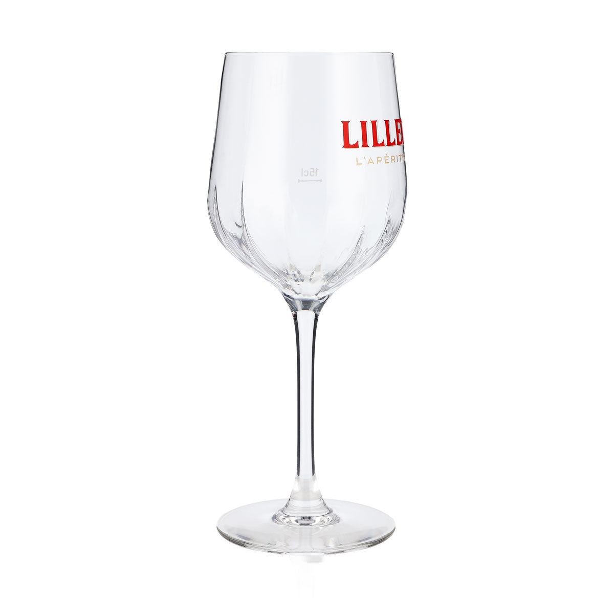 Bicchiere originale Lillet Signature da 0,45 l Bicchiere da aperitivo con tacca di calibrazione e raffinato design in rilievo – Vista 3