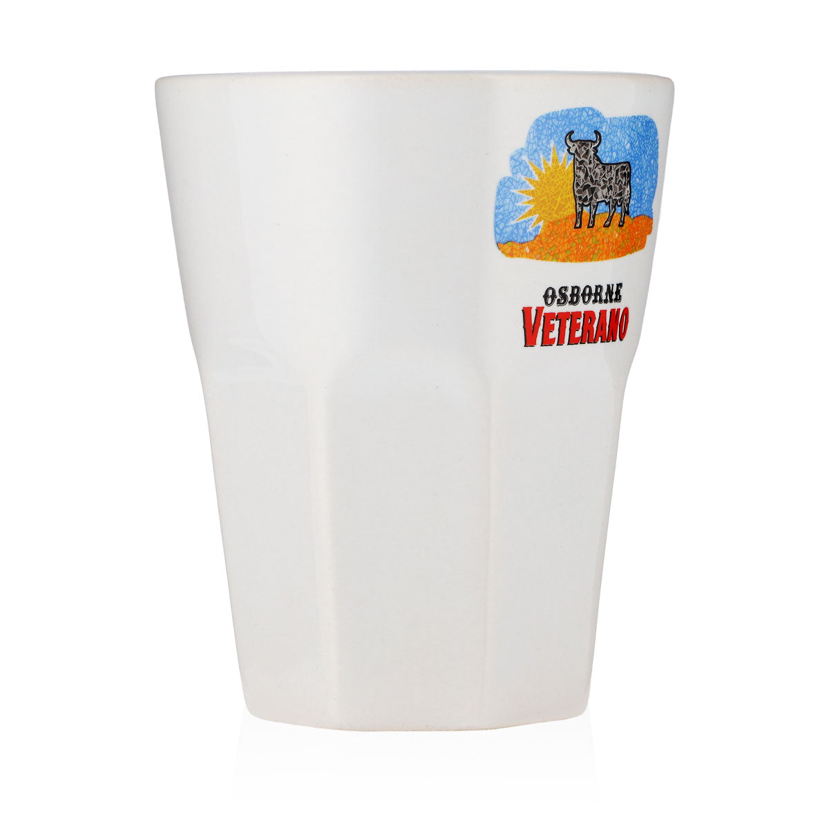 Osborne Veterano Rum Tazza in ceramica Bicchieri bianchi Lumumba "Blu/Arancione" – Vista 2