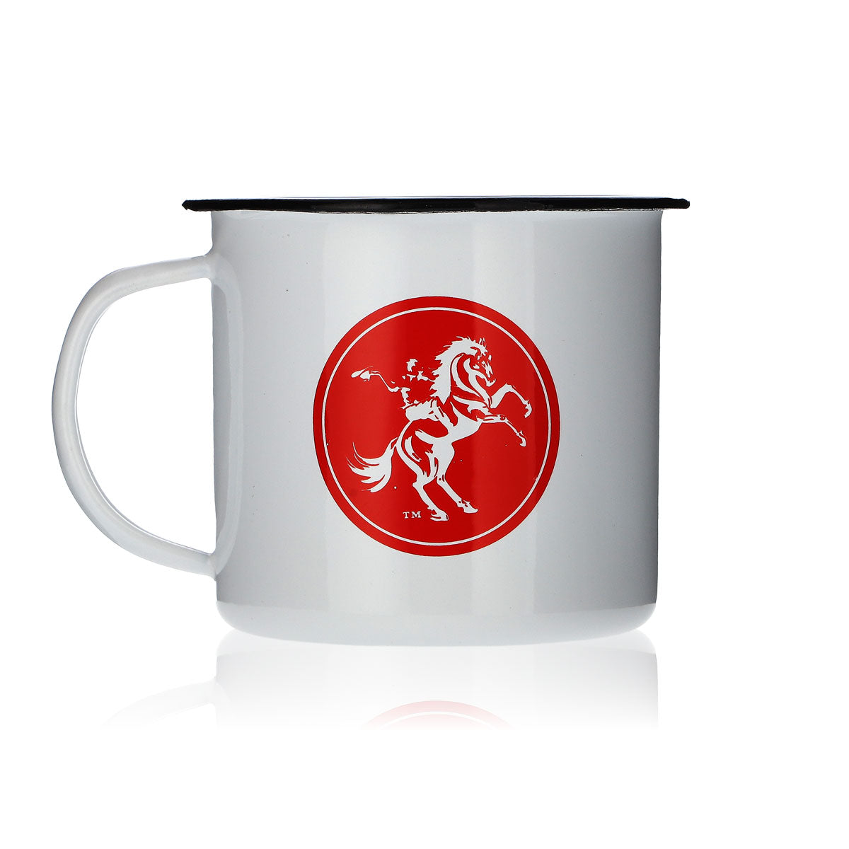 Tazza in smalto Pampero Rum Tazza da caffè Mug Moskow Mule Tazza bianca – Vista 3