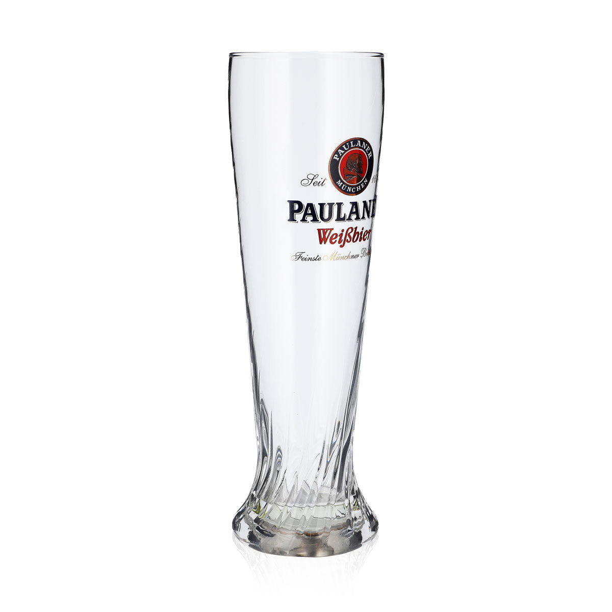 Bicchiere da birra Paulaner Bicchiere da birra bianca con rilievo Bicchiere da birra 0,5 l  Bicchiere da birra Sahm Bicchiere speciale – Vista 2