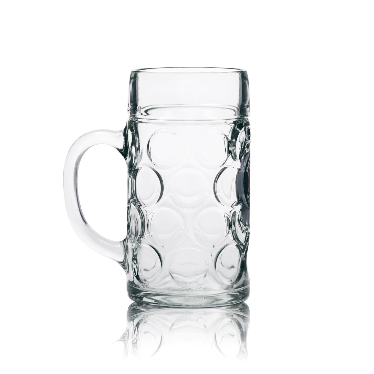 6 bicchieri da birra Paulaner Maßkrug B-WARE - Bicchieri da birra da 1 litro calibrati per la ristorazione – Vista 3