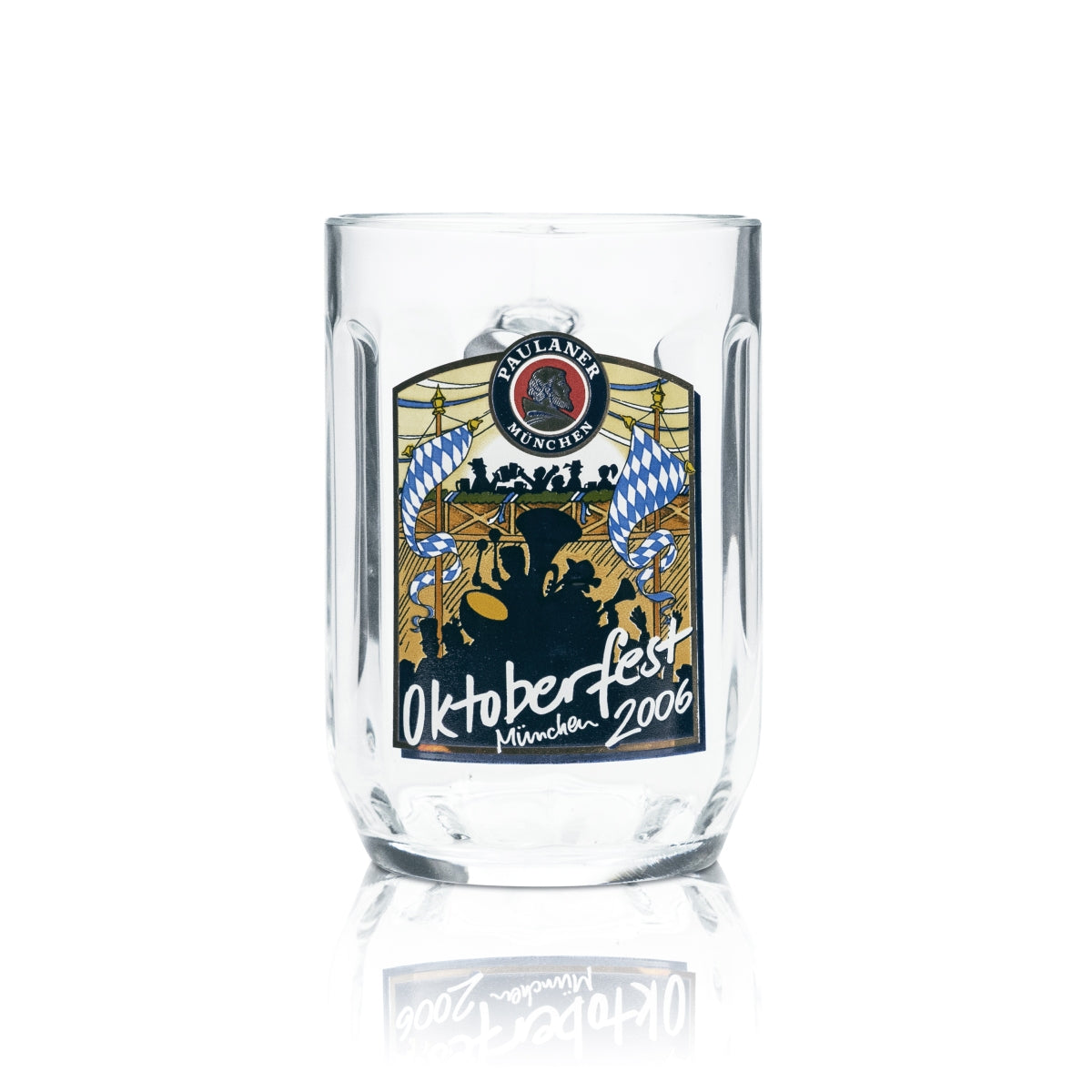 Bicchiere da collezione Paulaner 0,5 l boccale Humpen Seidel Oktoberfest 2006 Edition