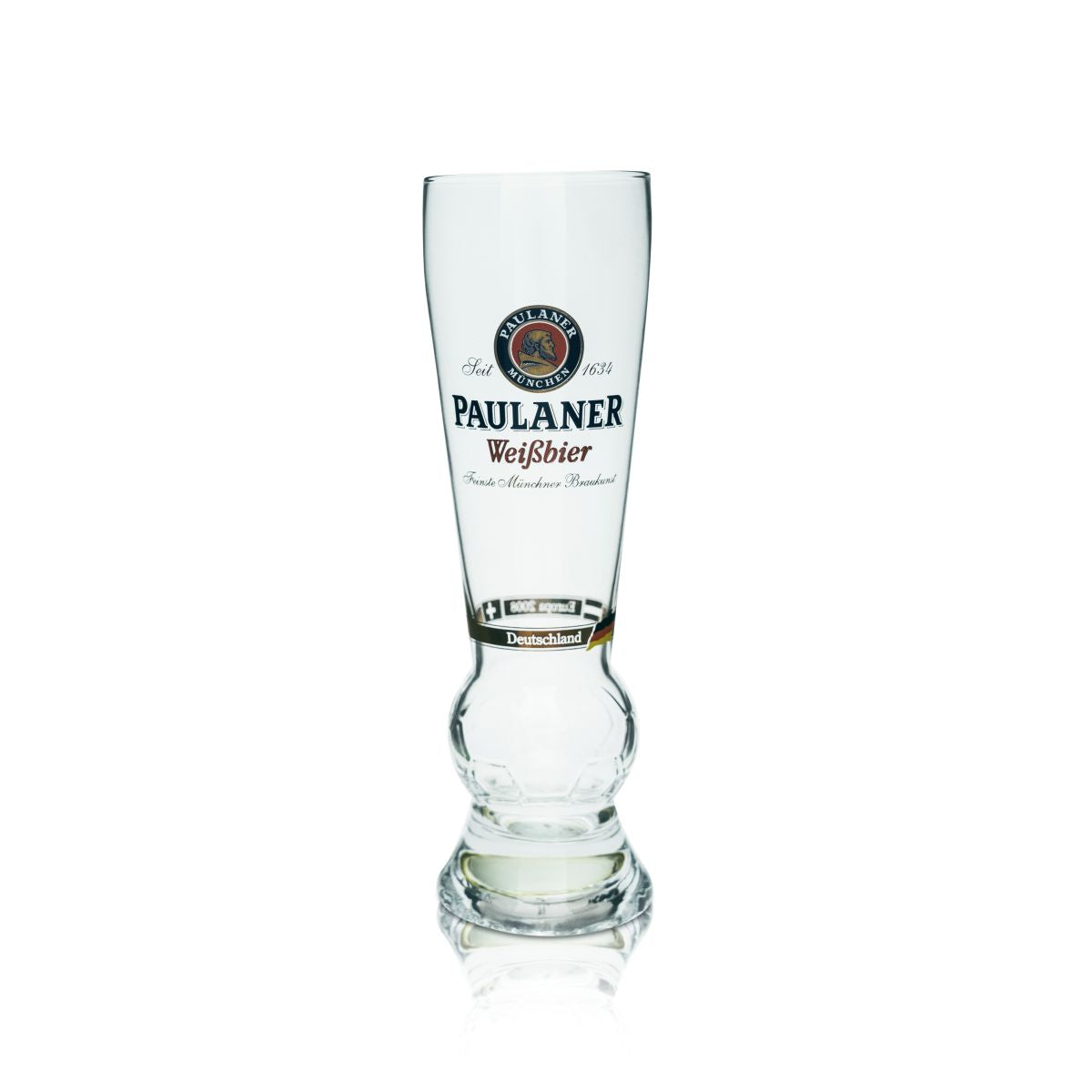 Bicchiere da collezione Paulaner Bicchiere da birra 0,63 l Bicchiere da birra bianca Edizione speciale calcio LED