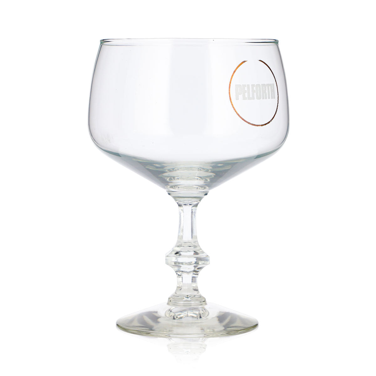 Bicchiere da birra Pelforth da 0,35 l, forma a tulipano, stelo squadrato, Durobor – Vista 3