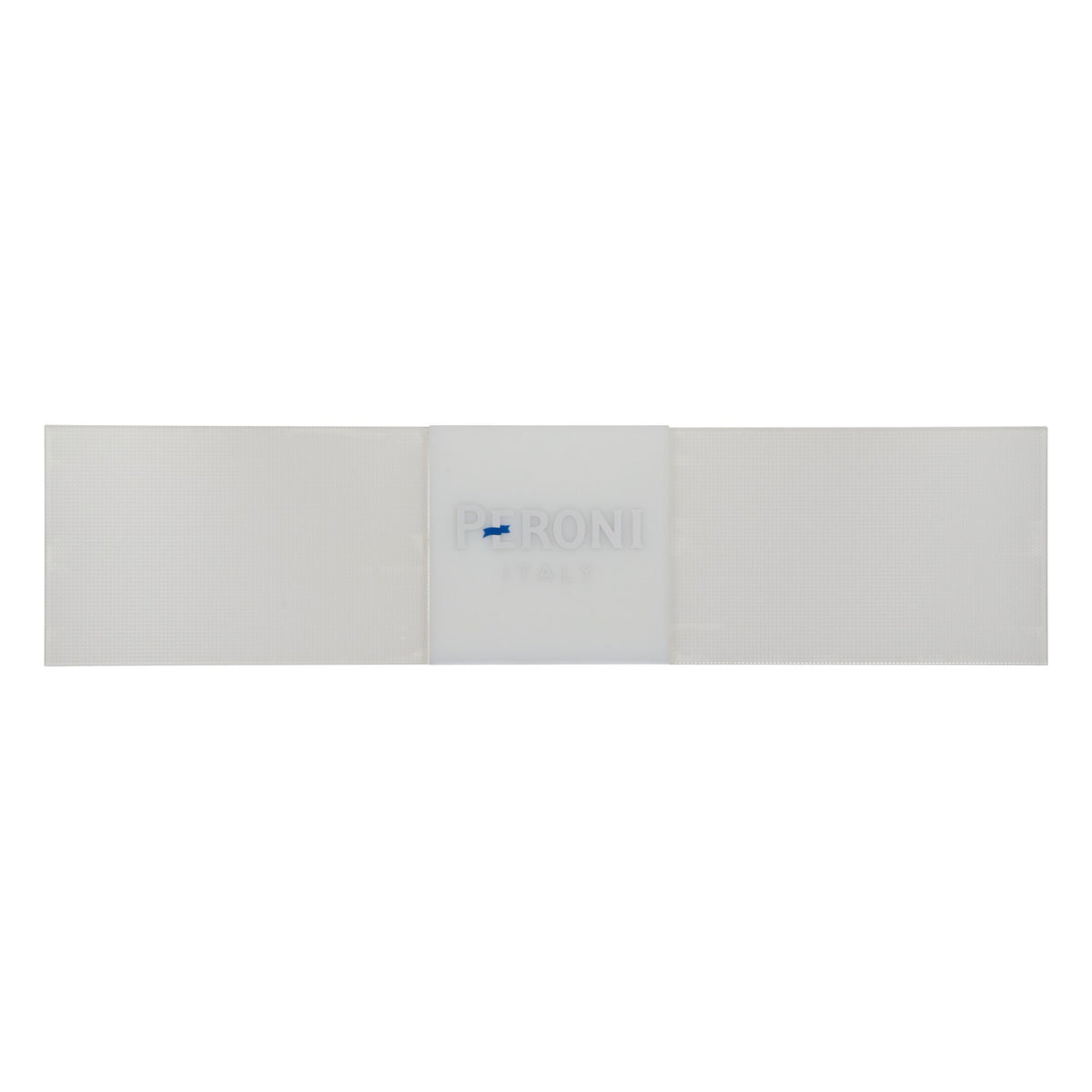 Espositore per birra Peroni 50x12x2 cm Bar Runner nuovo in plastica bianca Sottobicchieri
