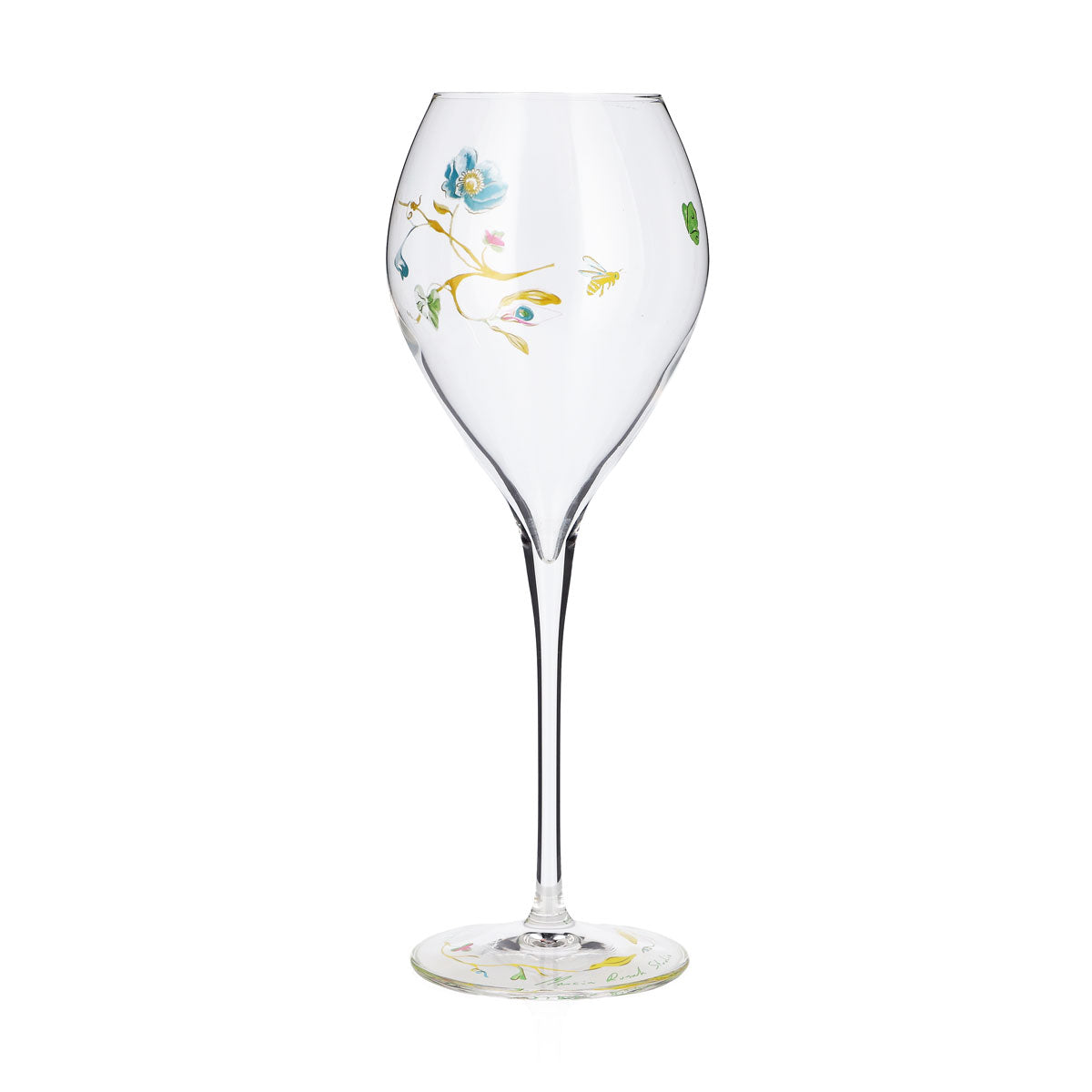 Bicchiere da champagne Perrier Jouet da 0,29 l, flûte a calice con motivo floreale e ape – Vista 3