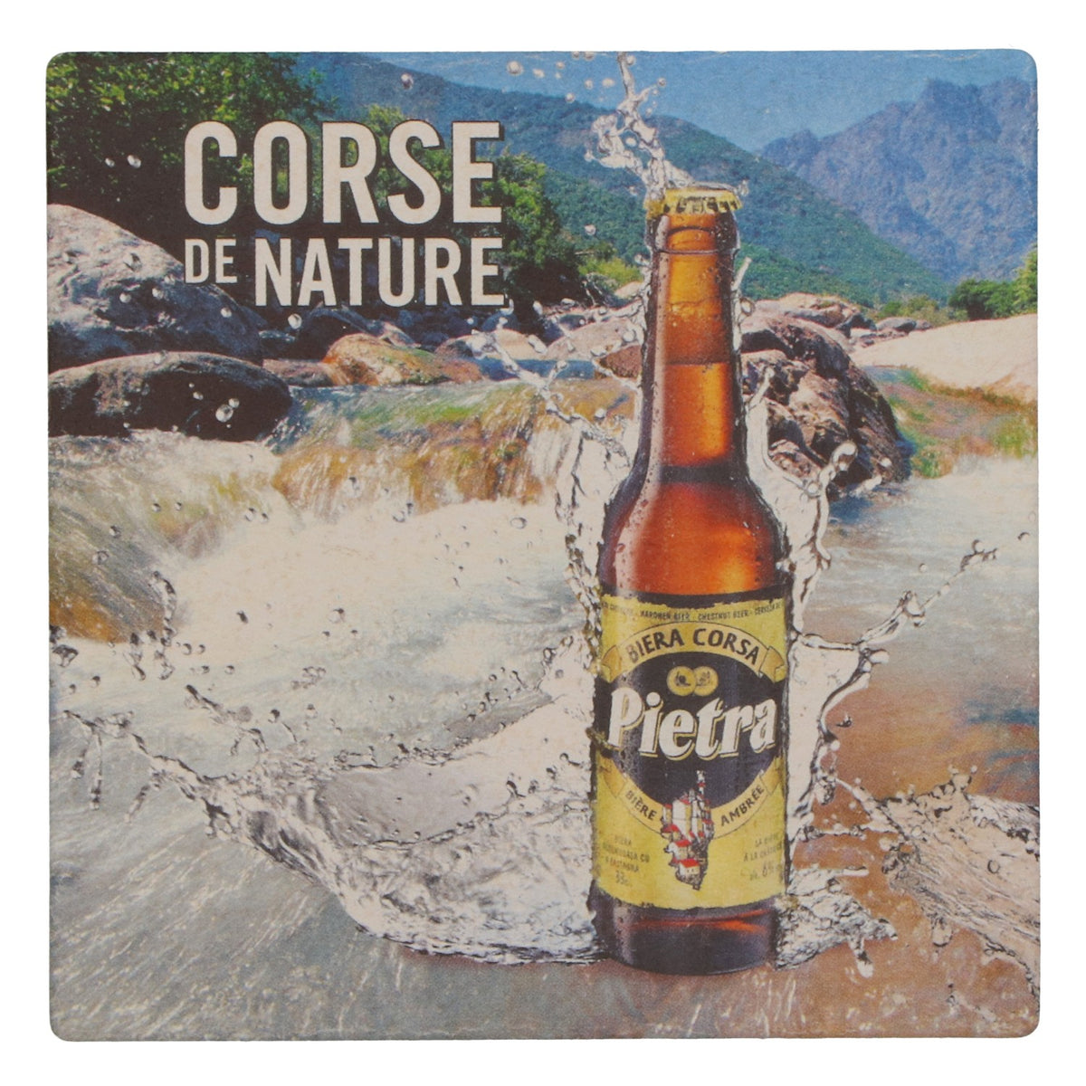 Pietra Bier Sottobicchiere Corse de Nature nuovo Carta colorata Sottobicchiere – Vista 3