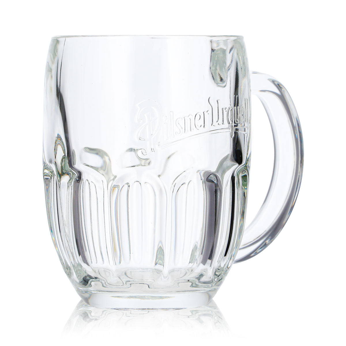 Bicchiere da birra Pilsner Urquell 0,5 l boccale con rilievo Sahm Seidel manico Bicchieri Pils Export – Vista 3