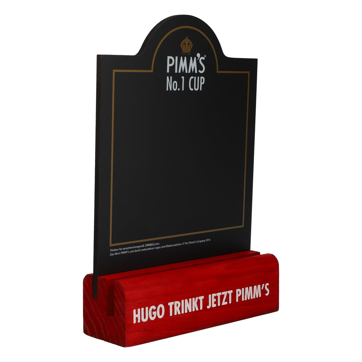 Liquore Pimm's Espositore da tavolo Portamenù Lavagna Ora Pimm's