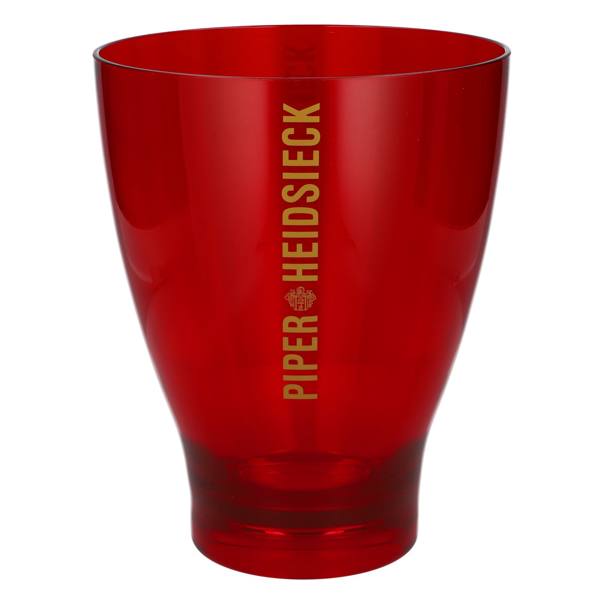 Piper-Heidsieck Raffredda bottiglie di champagne Ice Bucket in acrilico rosso trasparente