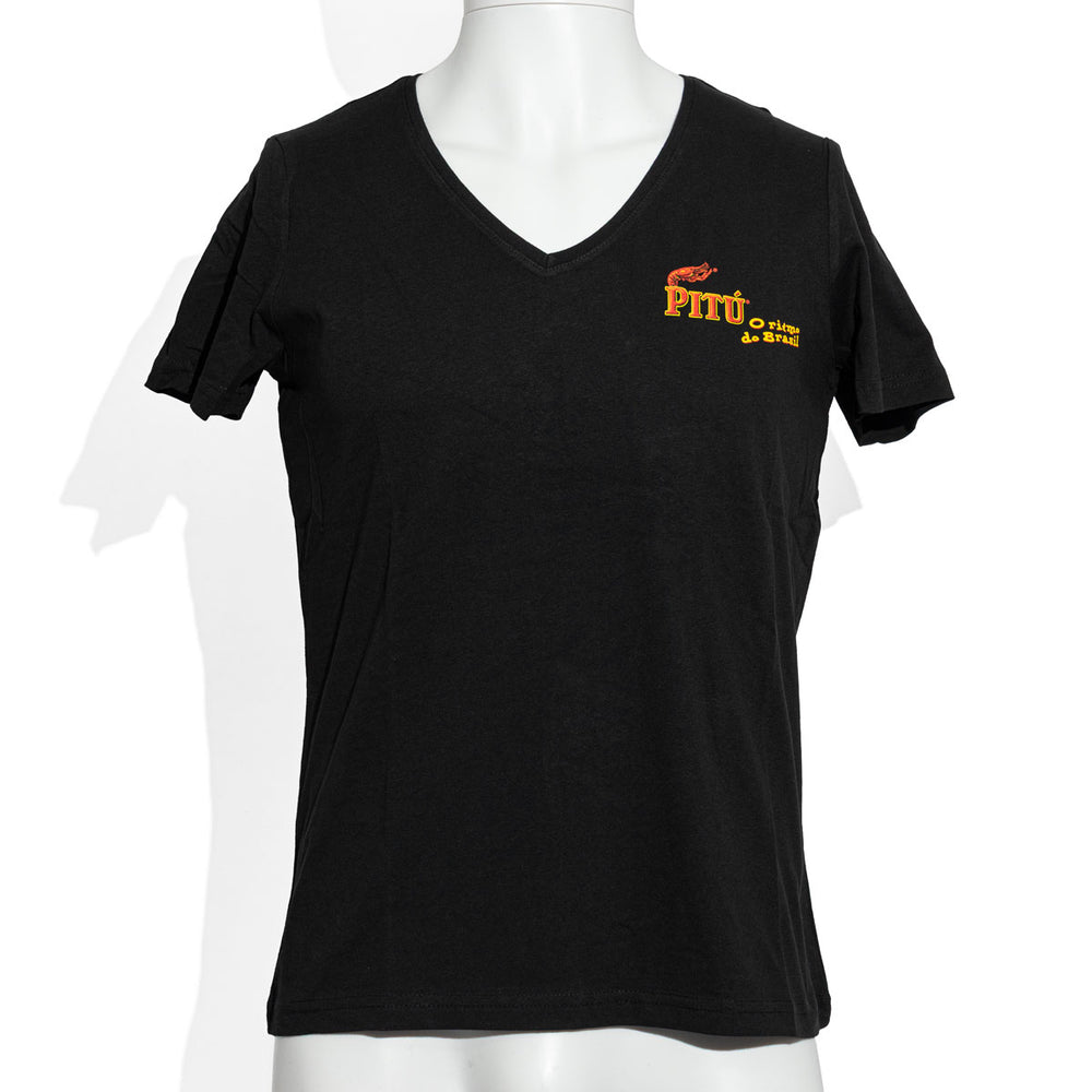 Maglietta Pitu Rum Taglia L Maglietta casual Maglietta estiva Donna Scollo a V
