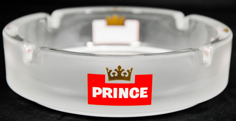 Posacenere rotondo Prince Denmark in vetro, satinato e trasparente – Vista 2