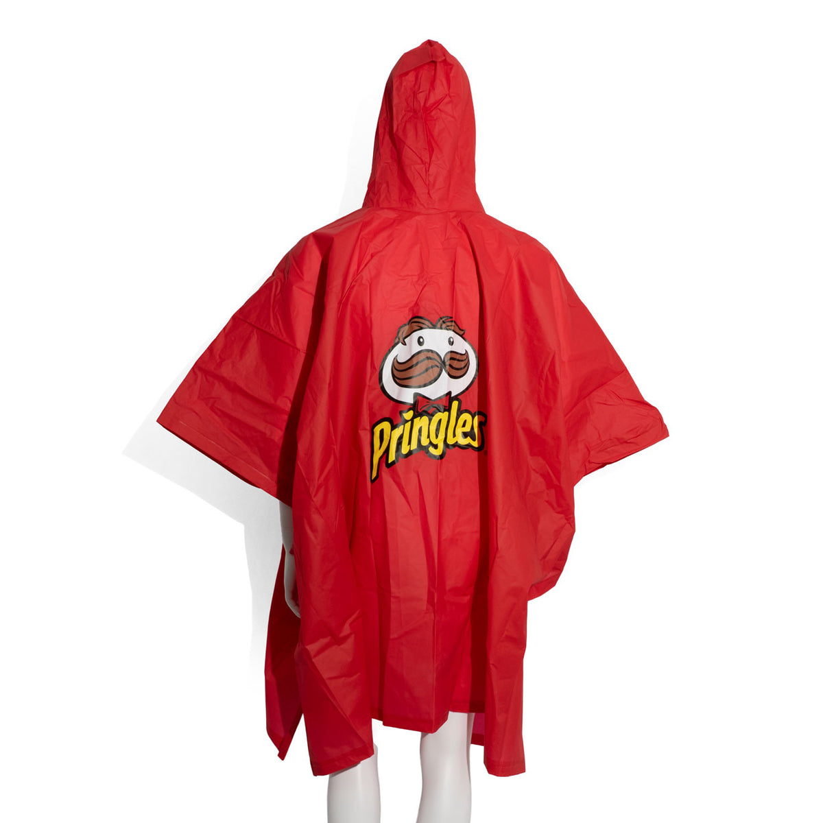 Pringles Müsli Poncho antipioggia Festival Cappuccio antipioggia per esterni Rosso – Vista 3
