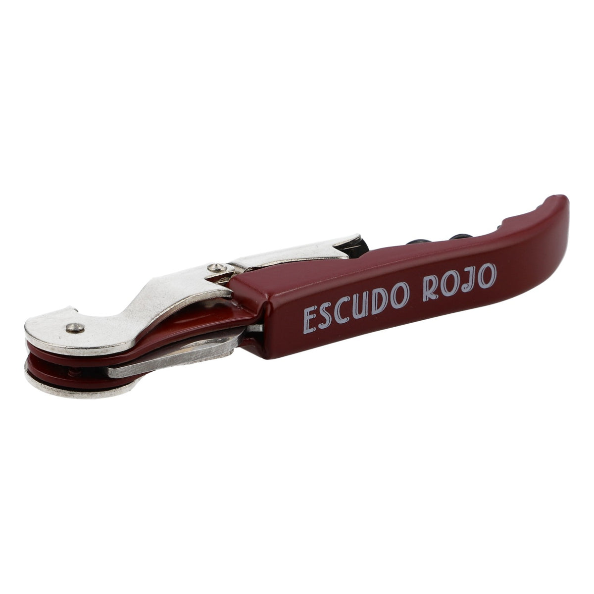 Cavatappi e apribottiglie Pulltap's, coltellino da cameriere, rosso vino, Escudo Rojo