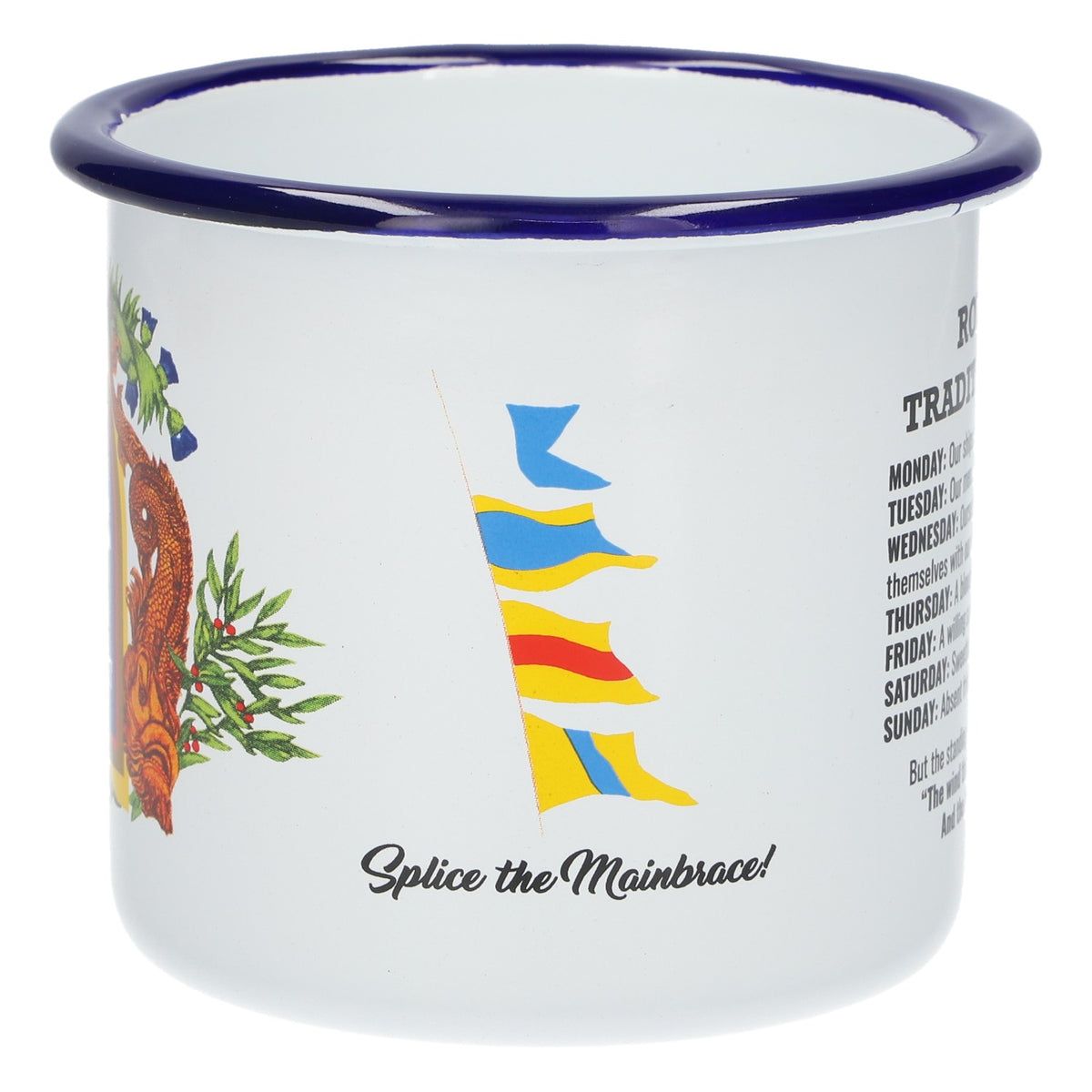 Tazza di Pusser in vetro da 0,49 l con manico Tazza con manico Long drink Cocktail Rum Britain – Vista 2