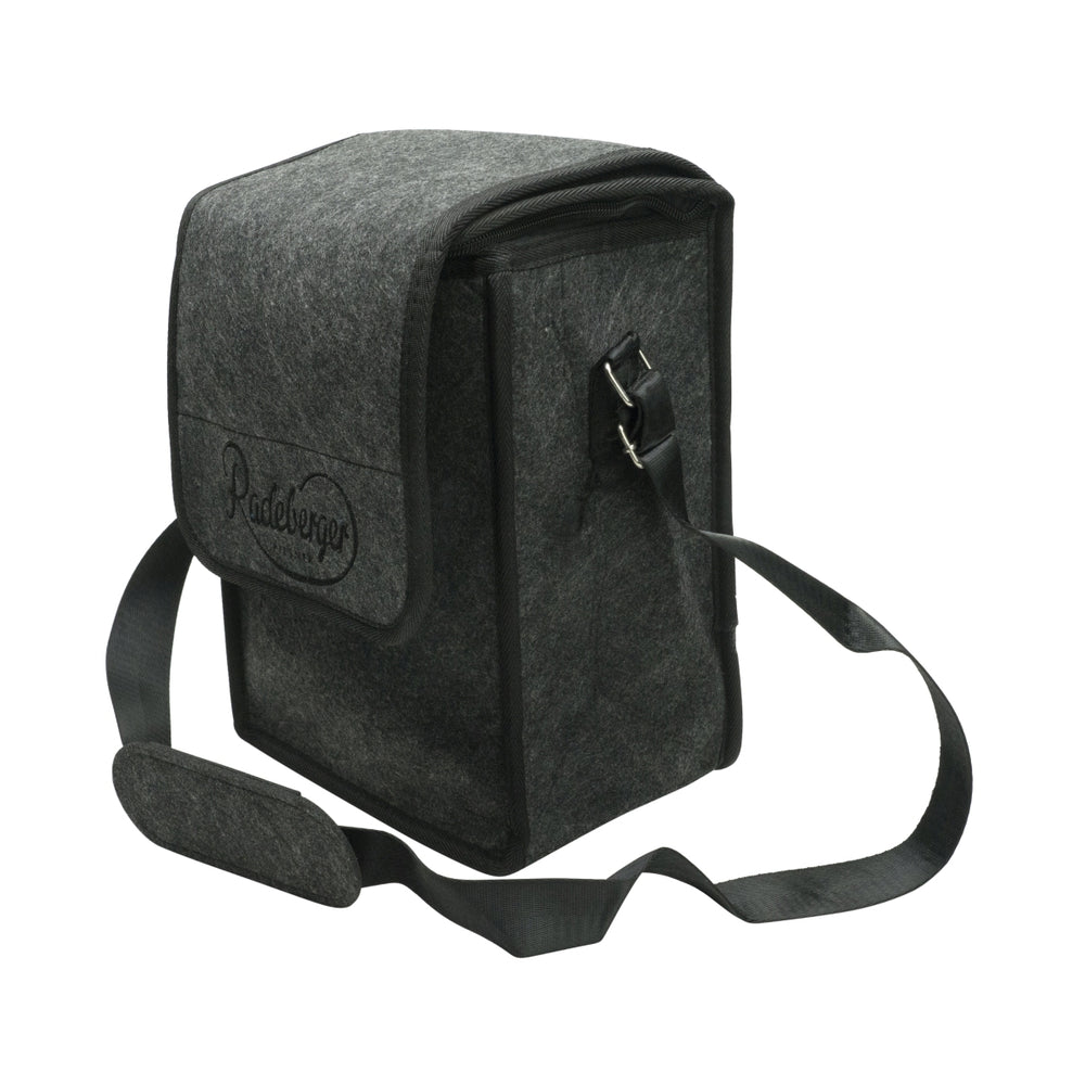 Borsa termica per birra Radeberger in feltro grigio da picnic termoisolante da trasporto da campeggio Beer