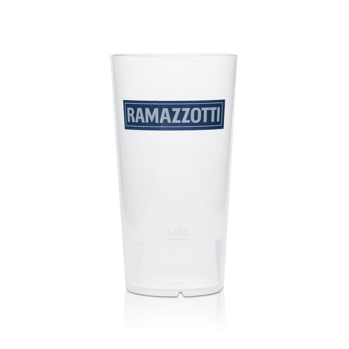 Tazza riutilizzabile Ramazzotti 0,3 l Cupconcept 4 cl con tacca di livello Festival in plastica – Vista 2