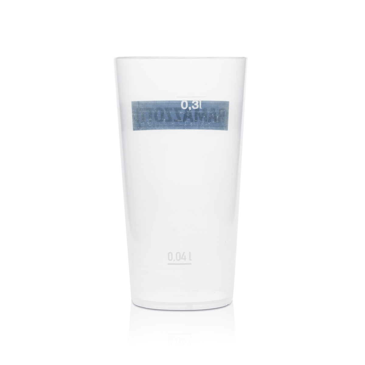 Tazza riutilizzabile Ramazzotti 0,3 l Cupconcept 4 cl con tacca di livello Festival in plastica – Vista 3