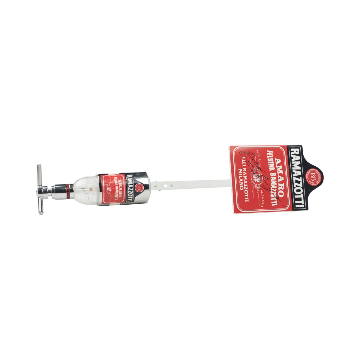 Ramazzotti Liquore Versatore Supporto da parete Bottiglie Regolabile in altezza Metallo 4cl – Vista 3