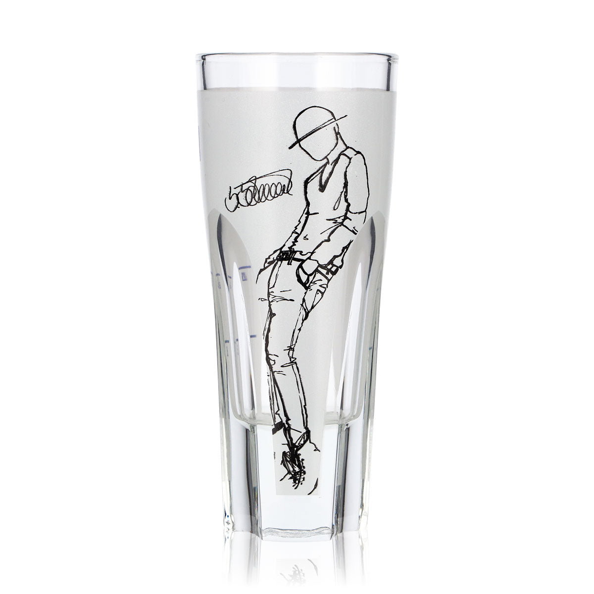 Bicchierino da liquore Ramazzotti da 2 cl/4 cl con rilievo di una ballerina