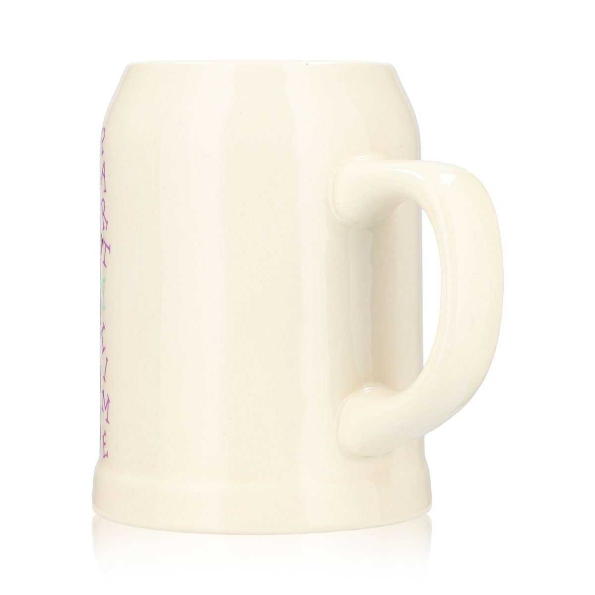 Bicchiere da birra Rastal da 0,5 l, boccale in terracotta "Partytime", color viola – Vista 4