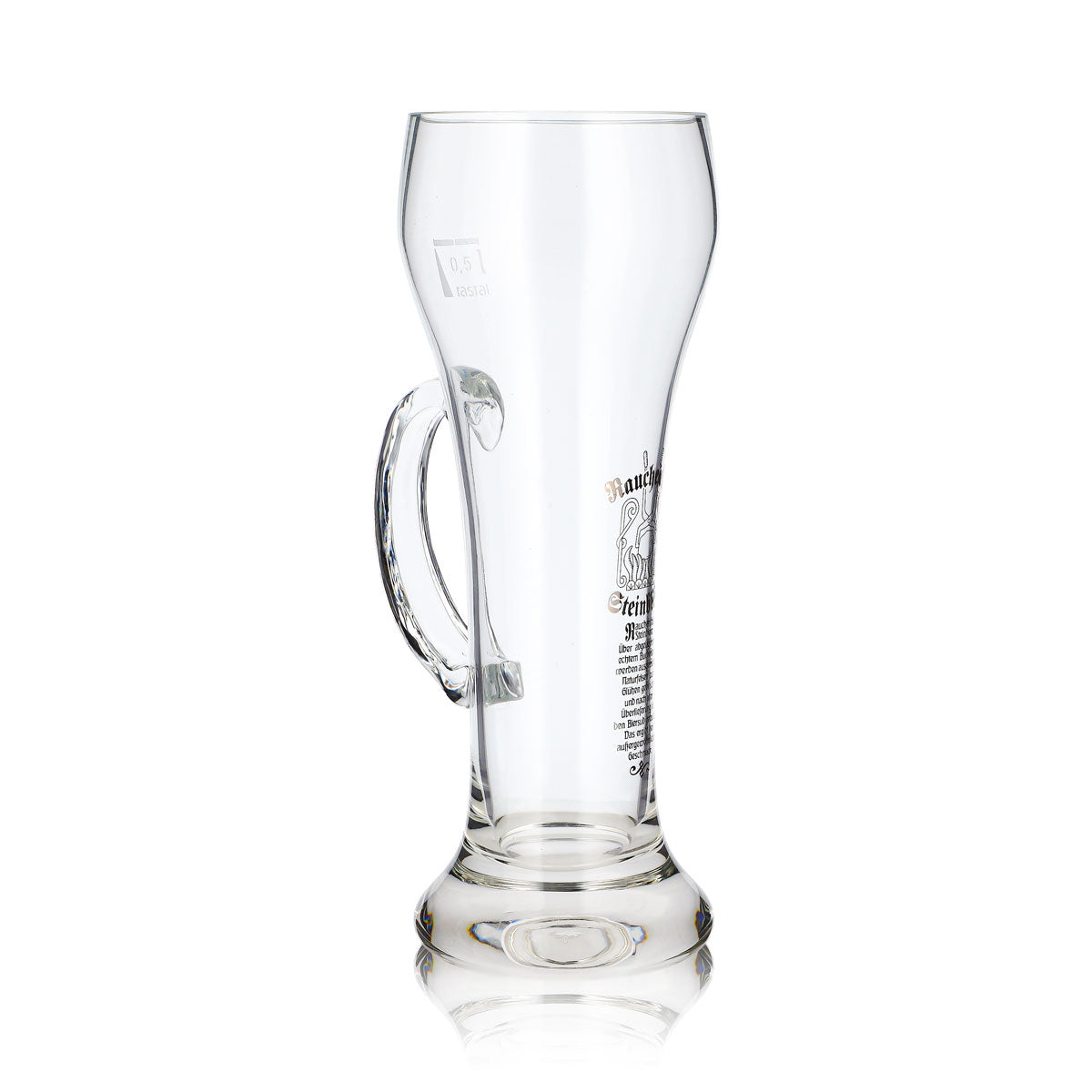 Bicchiere da birra Rauchenfels da 0,5 l, a forma di coppa con manico, modello Rastal – Vista 2