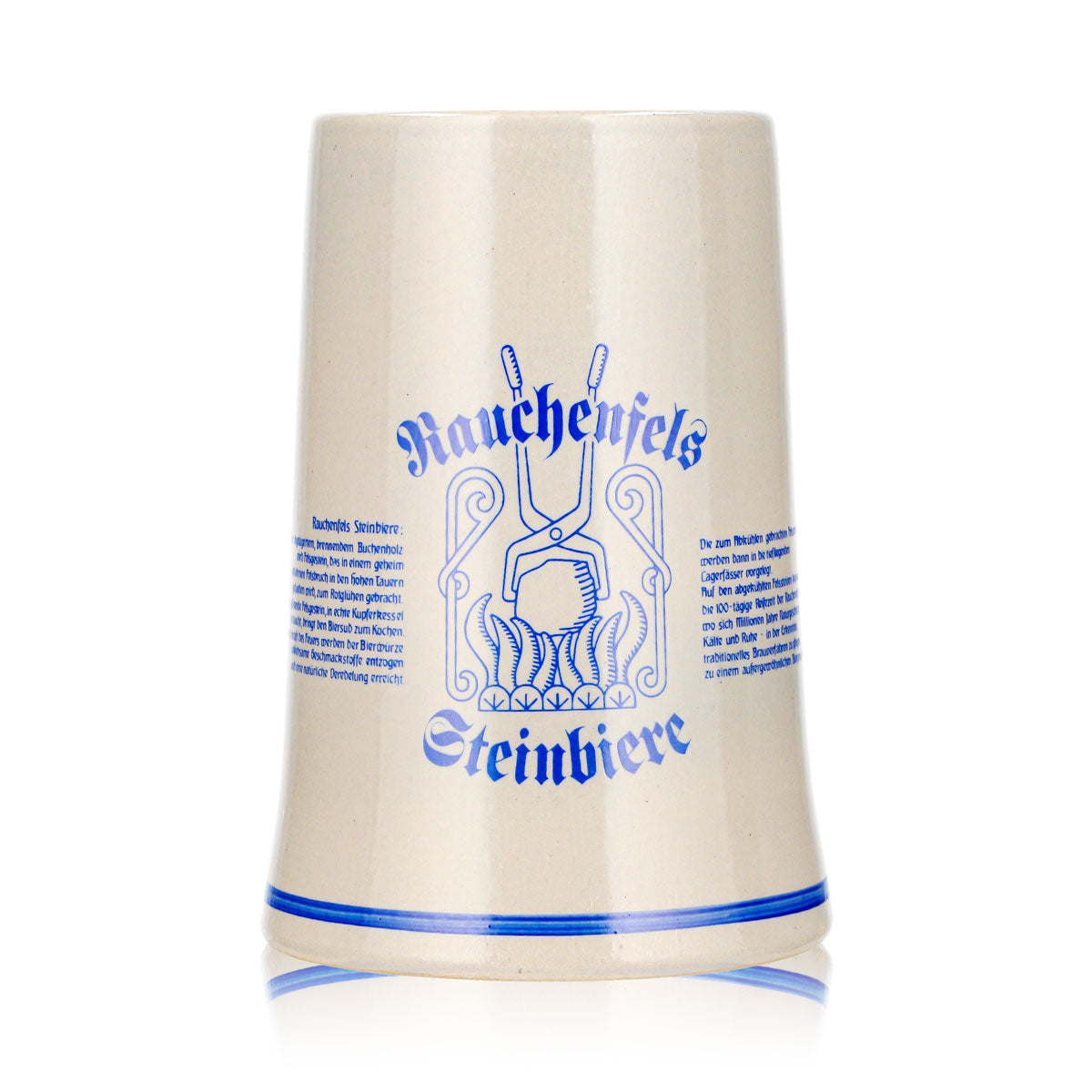 Bicchiere da birra Rauchenfels, boccale in terracotta da 0,3 l, boccale da birra, birra in boccale, birra in terracotta – Vista 2