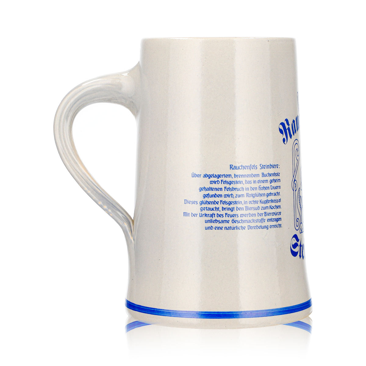 Bicchiere da birra Rauchenfels, boccale in terracotta da 0,3 l, boccale da birra, boccale in terracotta, birra in boccale – Vista 4