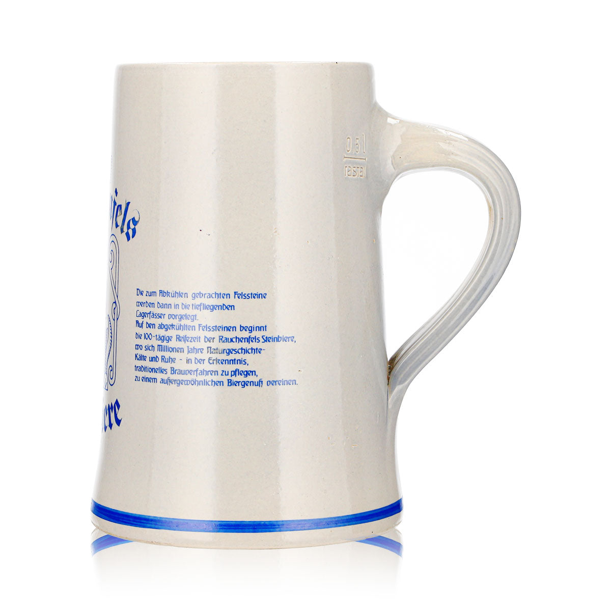 Bicchiere da birra Rauchenfels, boccale in terracotta da 0,3 l, boccale da birra, boccale in terracotta, birra in boccale – Vista 6