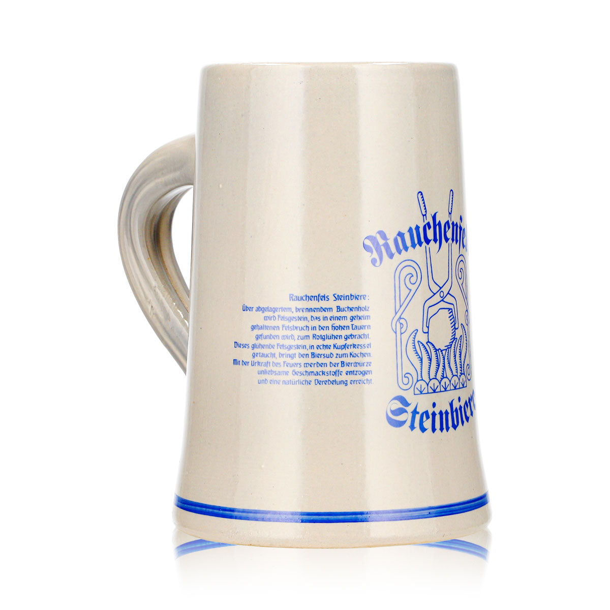 Bicchiere da birra Rauchenfels, boccale in terracotta da 0,3 l, boccale da birra, birra in boccale, birra in terracotta – Vista 3