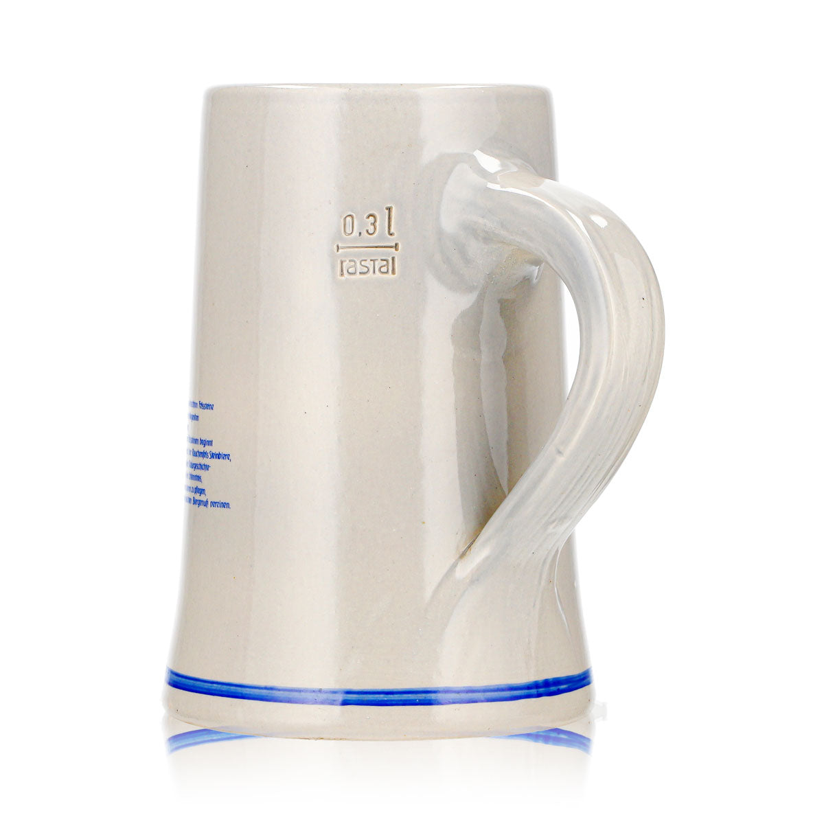 Bicchiere da birra Rauchenfels, boccale in terracotta da 0,3 l, boccale da birra, birra in boccale, birra in terracotta – Vista 5