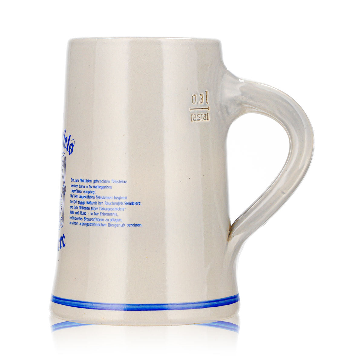 Bicchiere da birra Rauchenfels, boccale in terracotta da 0,3 l, boccale da birra, birra in boccale, birra in terracotta – Vista 6