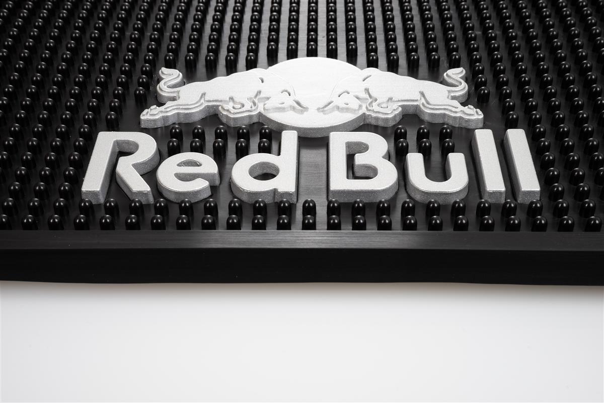 Red Bull Energy Tappetino per bar Tappetino sgocciolatoio Accessori per bar XL Nero – Vista 2