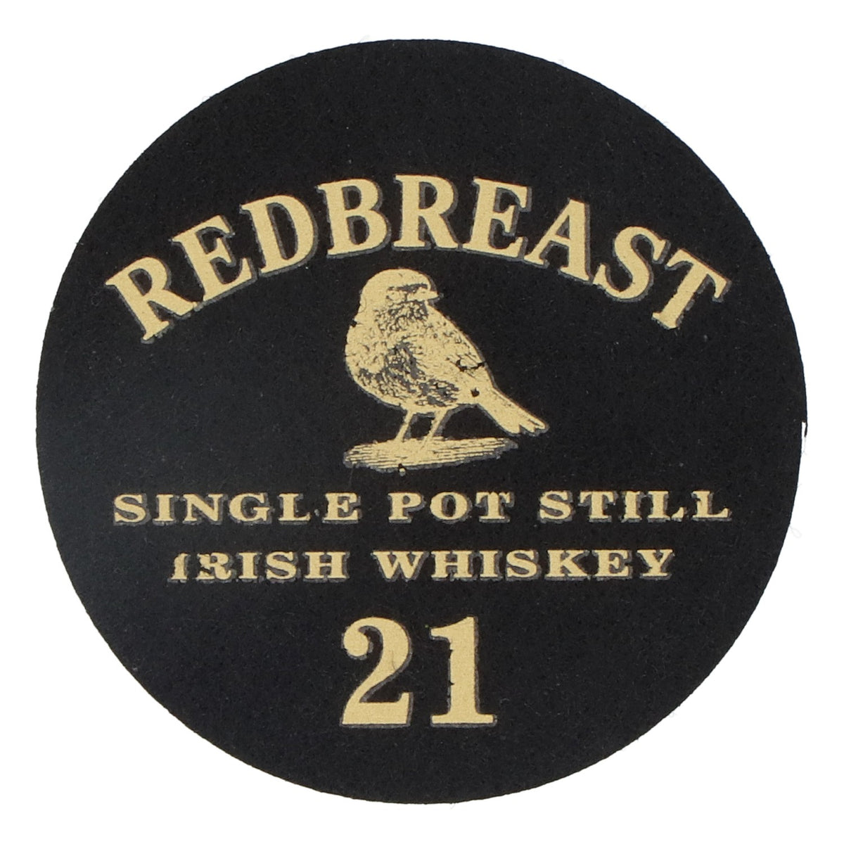 Sottobicchiere in feltro Redbreast Whiskey Sottobicchiere in vetro Nero Diametro 6,2 cm – Vista 2