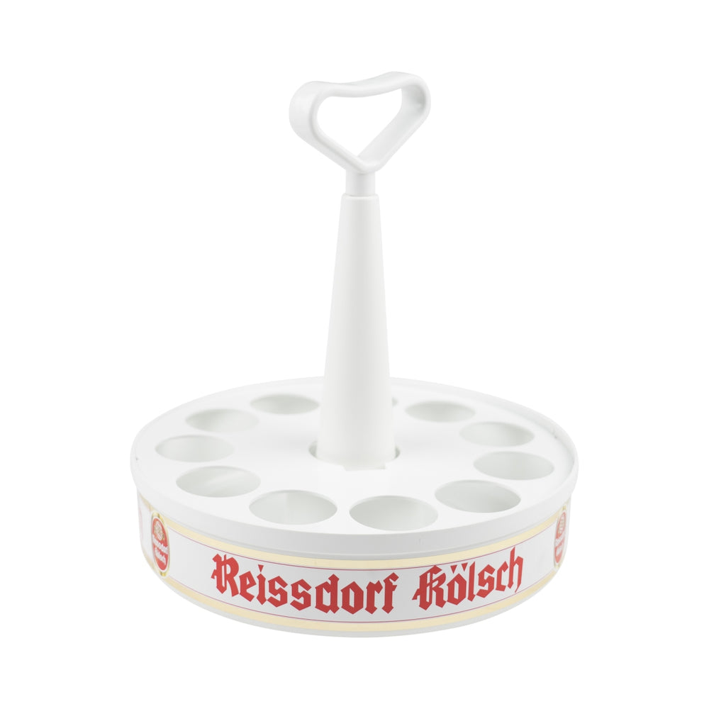 Reissdorf Kölsch Bicchiere da birra con supporto a corona grande per 11 bicchieri Ø5,6cm Pub