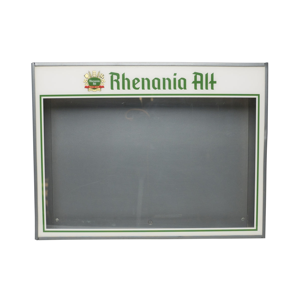 Rhenaia Vetrina illuminata Menu Carta Usato Ristorazione Bar Pub Esterno Birra